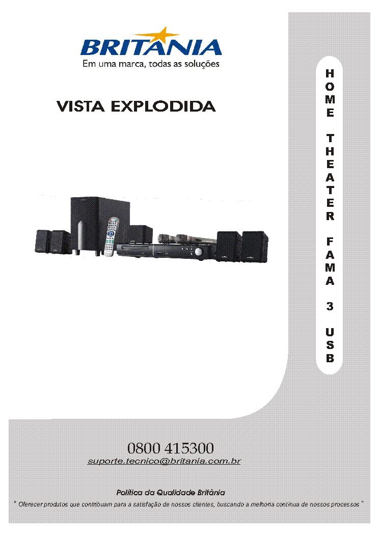 PHILCO FAMA3 USB HOME THEATER SM service manual