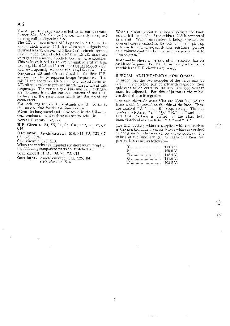 PHILIPS 714B service manual (2nd page)