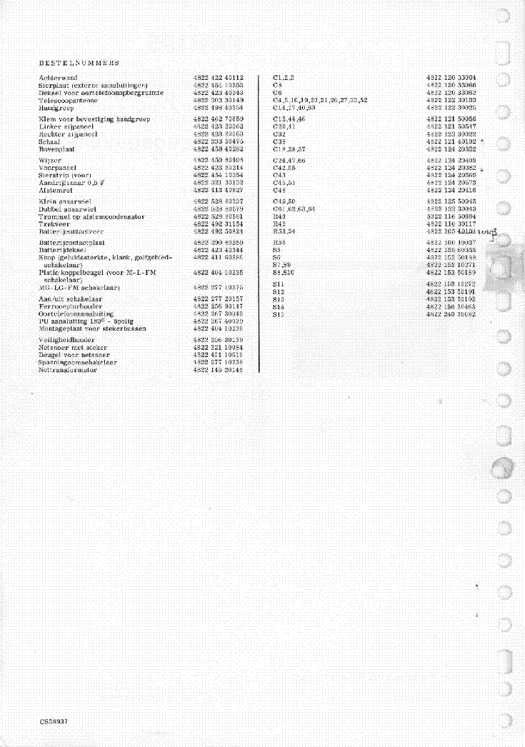PHILIPS 90RL311 SM SHORT service manual (2nd page)