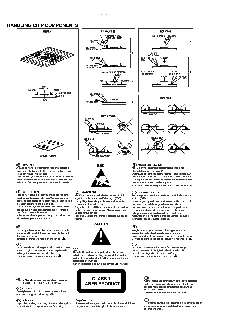 PHILIPS AZ1004-01 service manual (2nd page)