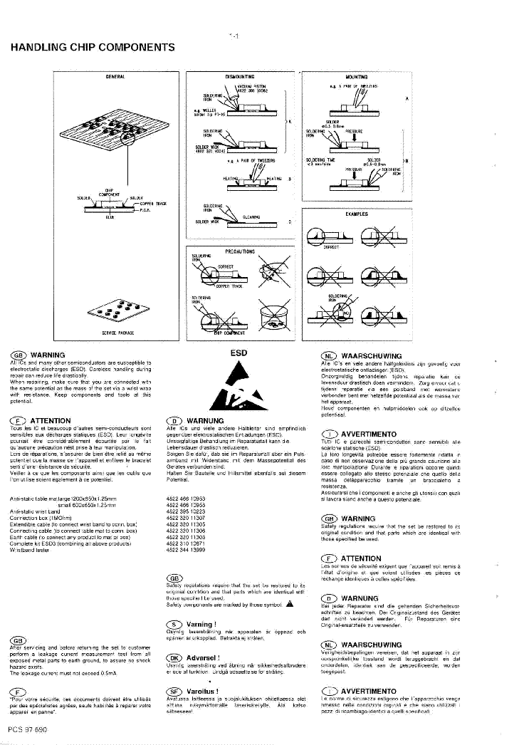 PHILIPS AZ1015 SM service manual (2nd page)