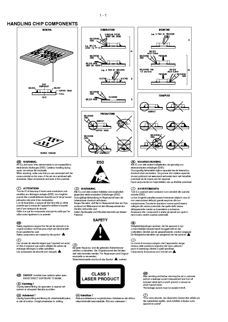 PHILIPS AZ1138 SM service manual (2nd page)