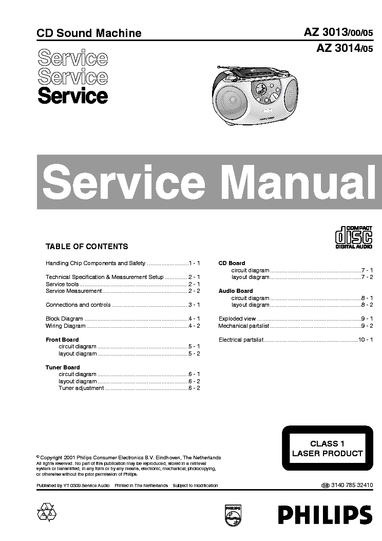 Service manual philips. Сервис мануал Philips az1138. Philips aw7530 схема. Az3010 CD SOUNDMACHINE ремонт. Philips az1880/12 service manual.