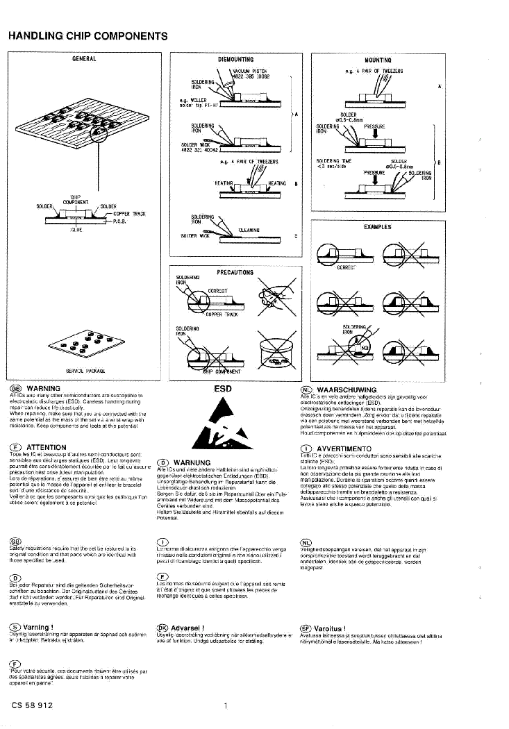 PHILIPS AZ6850 SM service manual (2nd page)