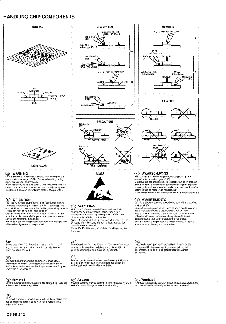PHILIPS AZ8340 SM SI service manual (2nd page)
