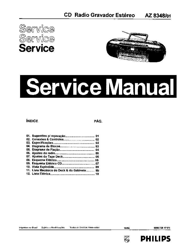 PHILIPS AZ8348 SCH service manual (1st page)