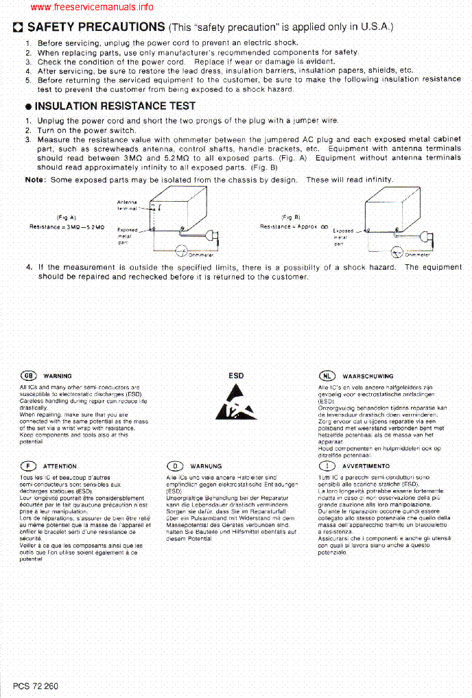PHILIPS DCC134 service manual (2nd page)