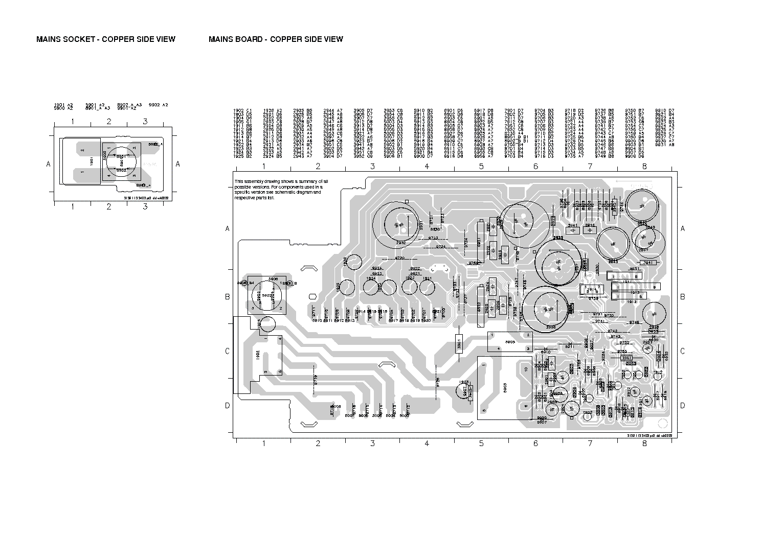 PHILIPS FW-C798 LAYOUT service manual (2nd page)