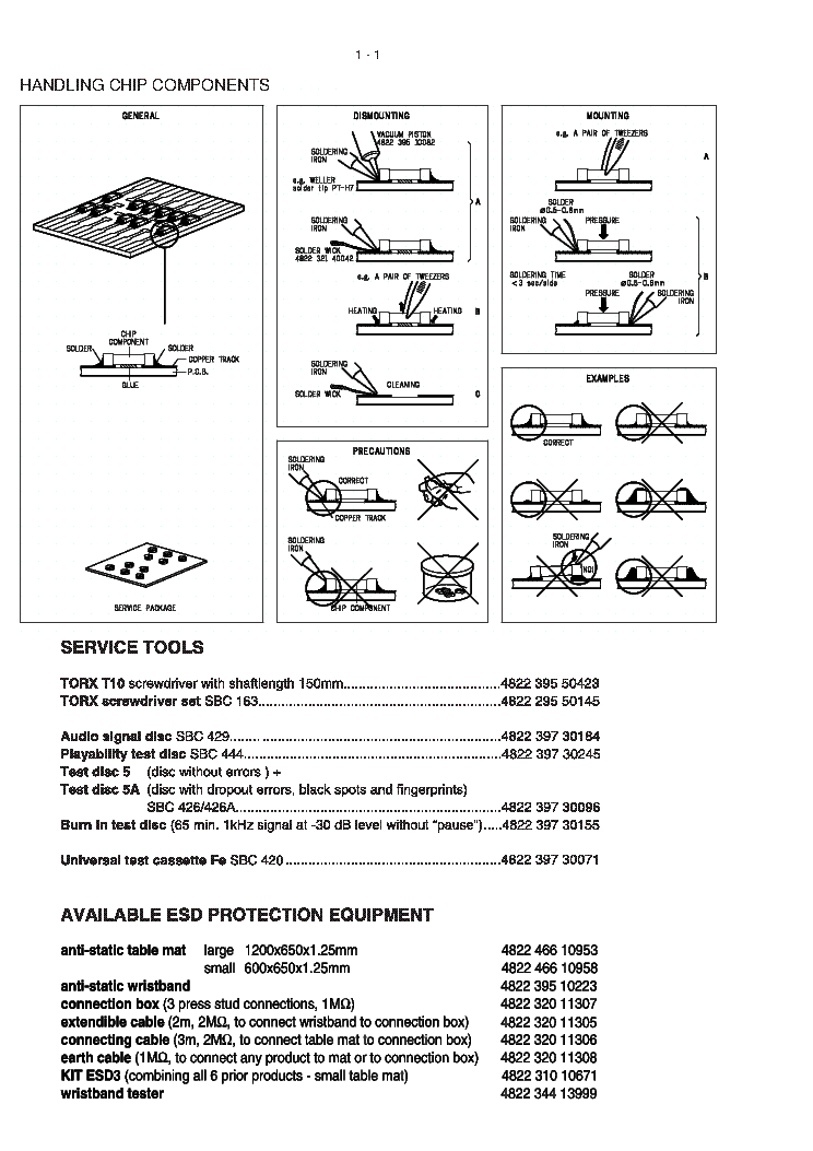 PHILIPS FWC185 SM service manual (2nd page)