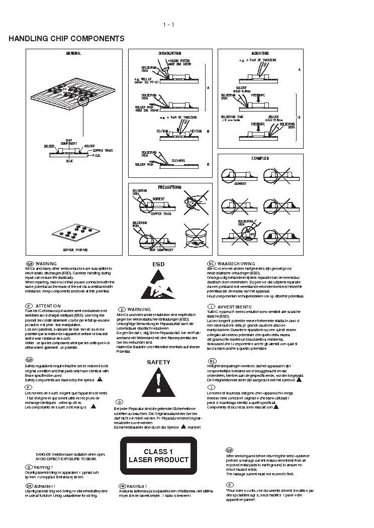 PHILIPS MC160 SM service manual (2nd page)
