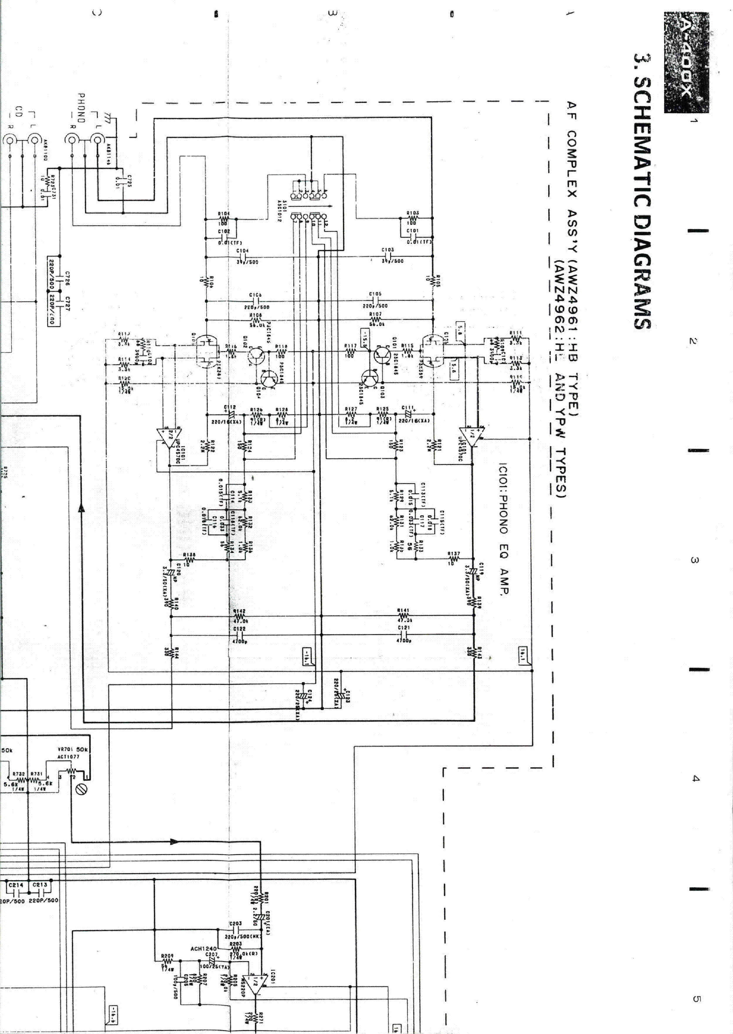 PIONEER A-400,400X service manual (2nd page)
