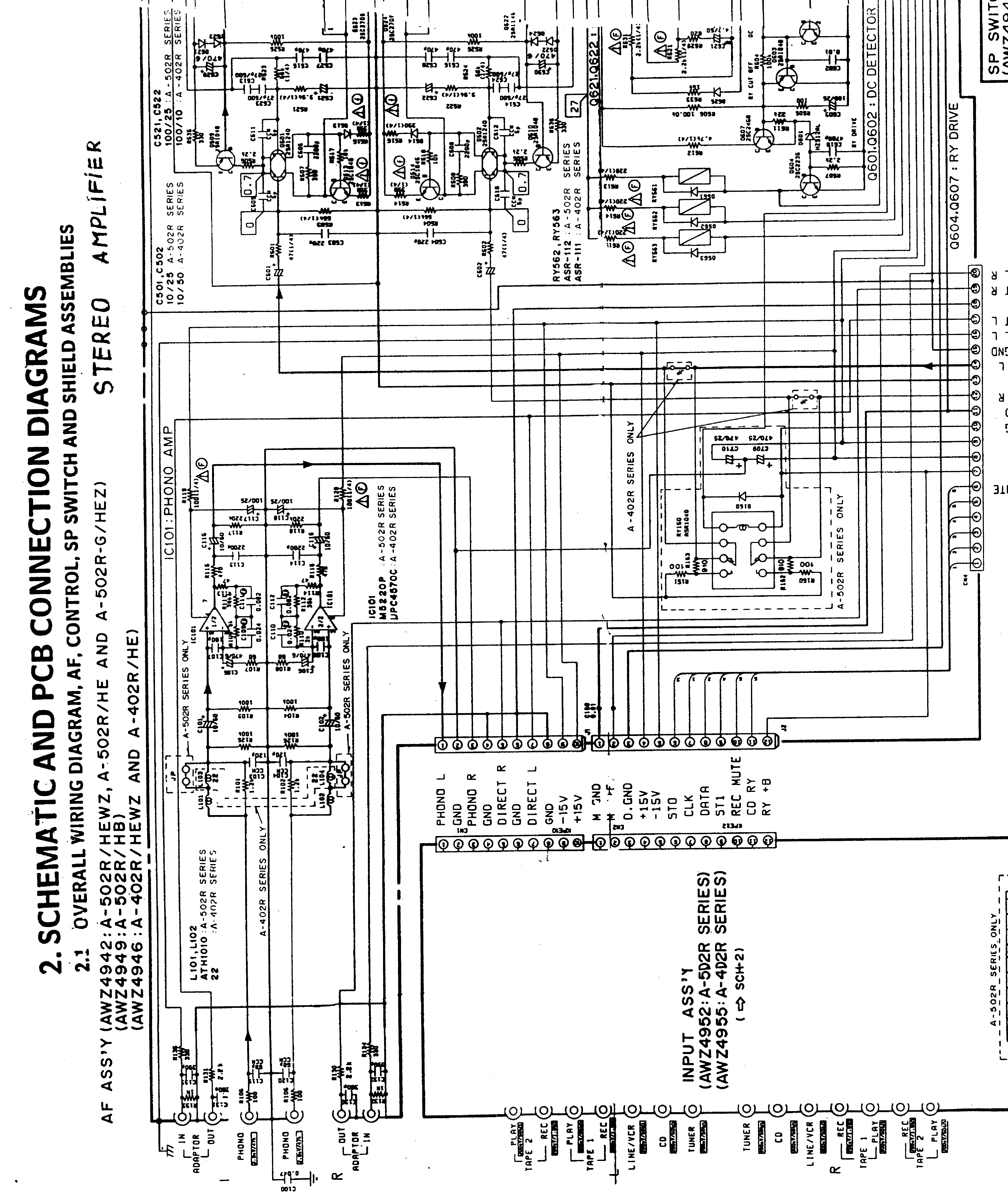 PIONEER A-402R 502R SCH service manual (1st page)