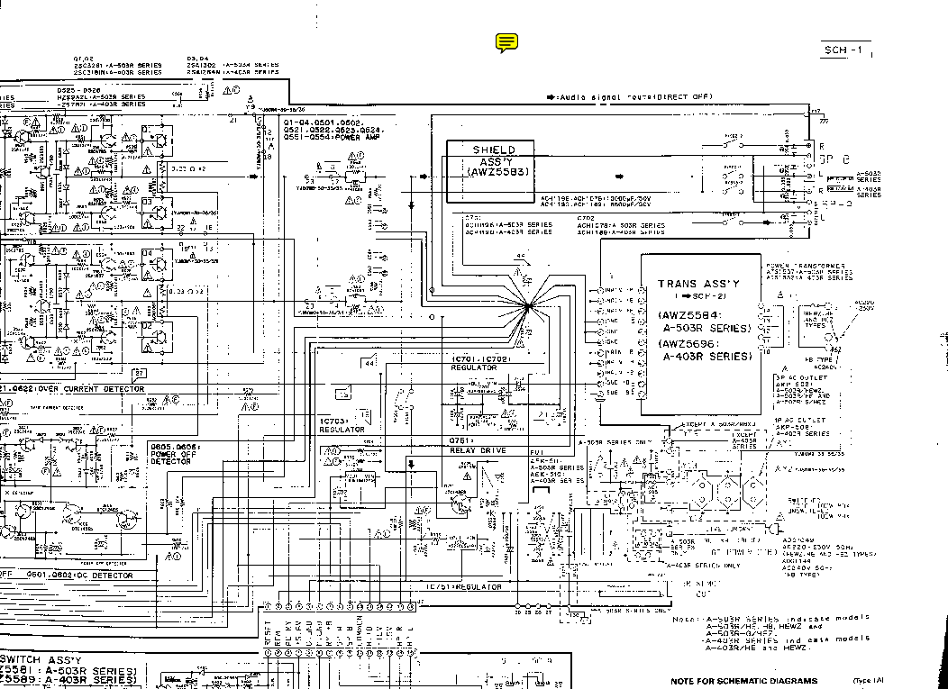 PIONEER A-403 service manual (1st page)
