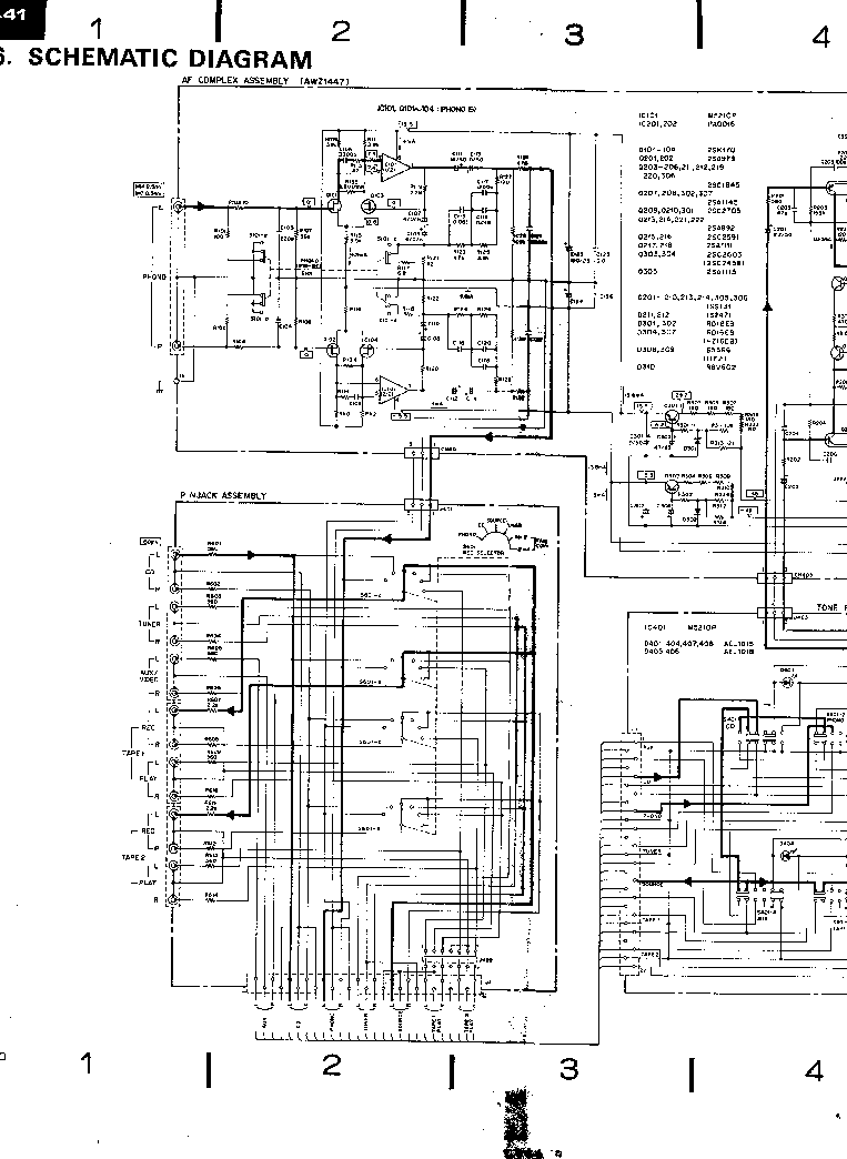 PIONEER A-441 SCH service manual (1st page)