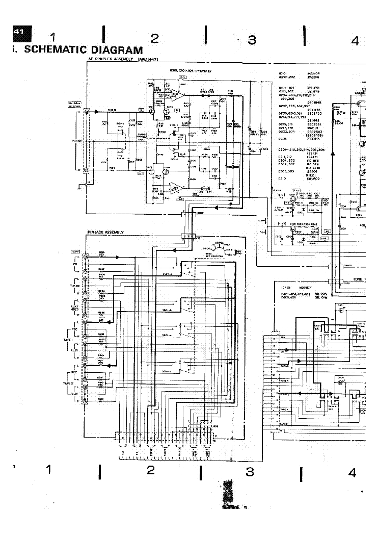 PIONEER A-441 SCH 1 service manual (1st page)