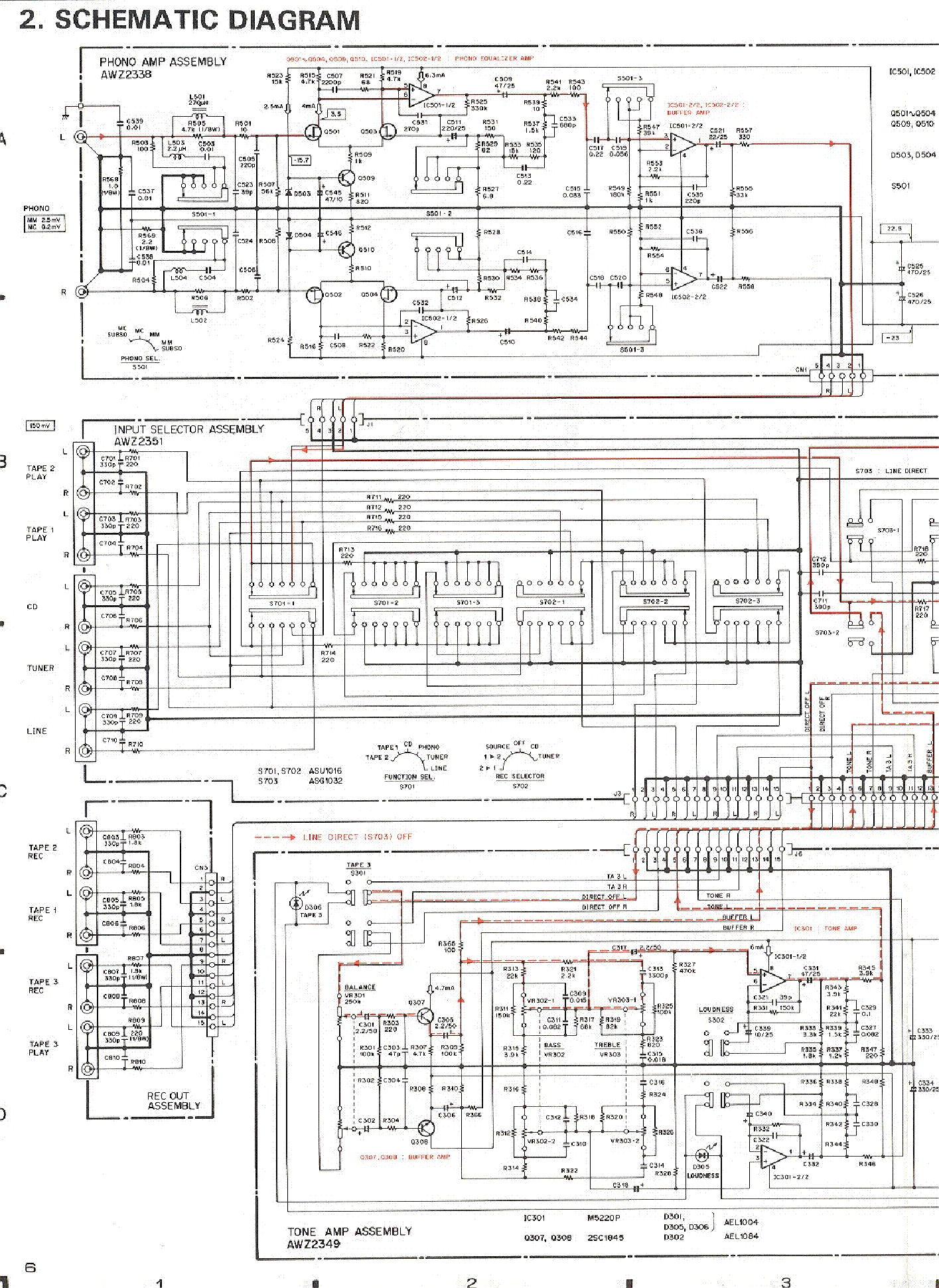 PIONEER A-656 SCH service manual (2nd page)
