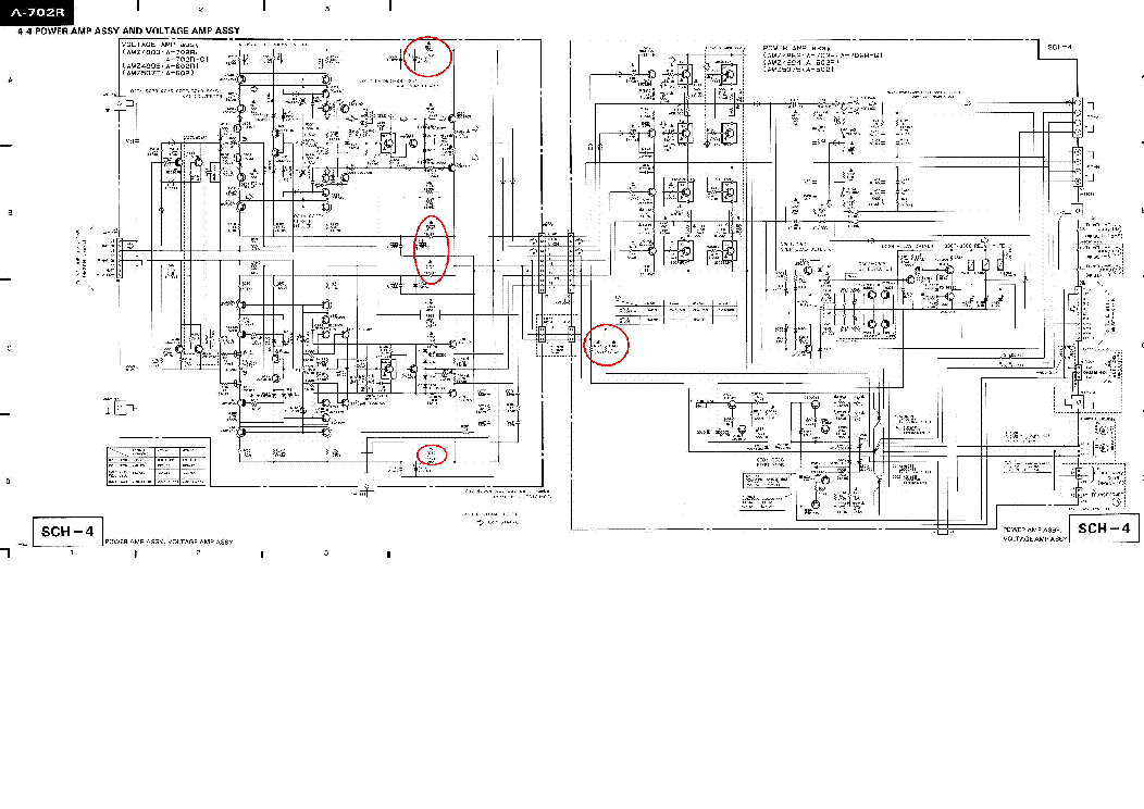 PIONEER A-702R SCH service manual (1st page)