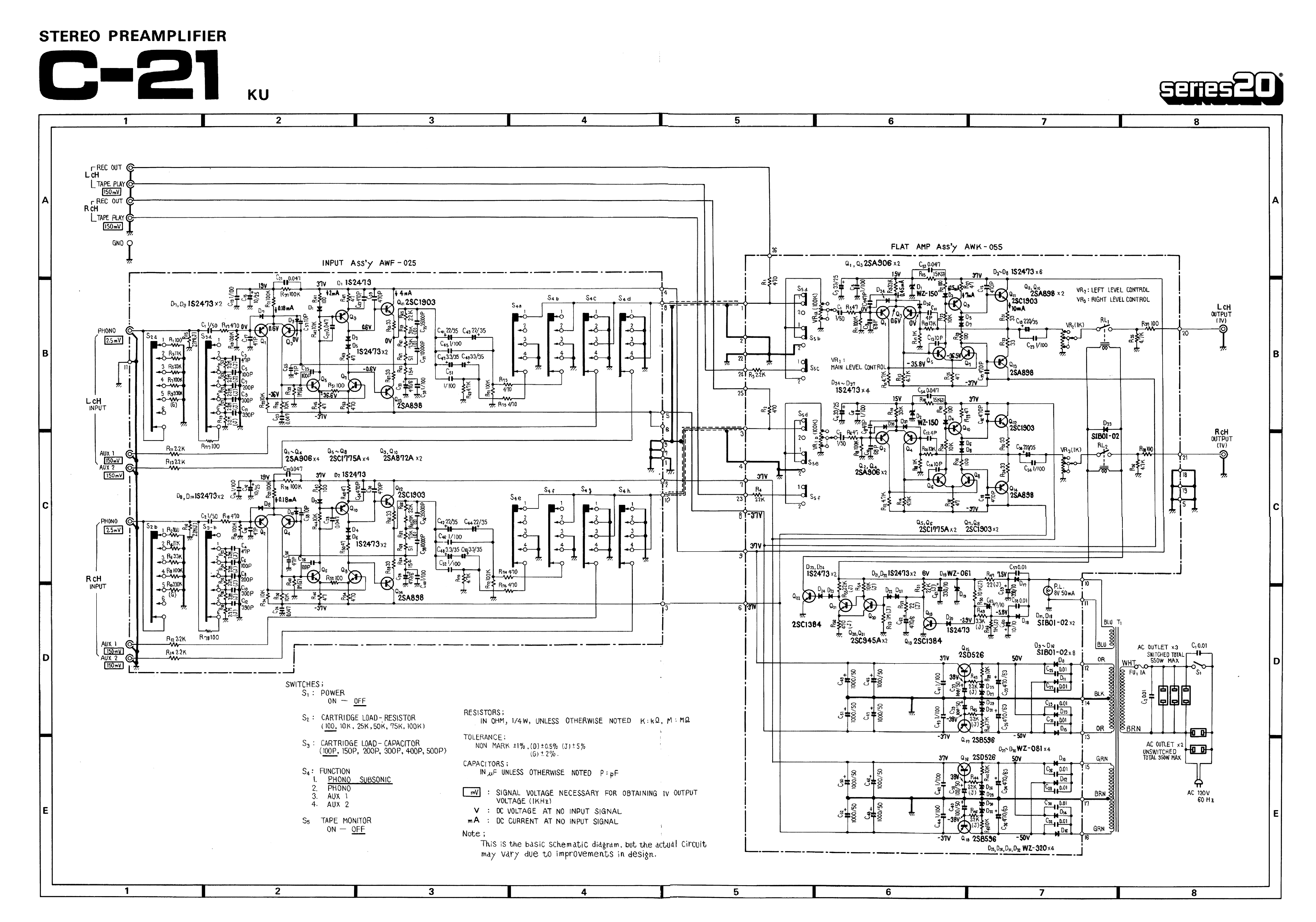 PIONEER C-21 service manual (1st page)