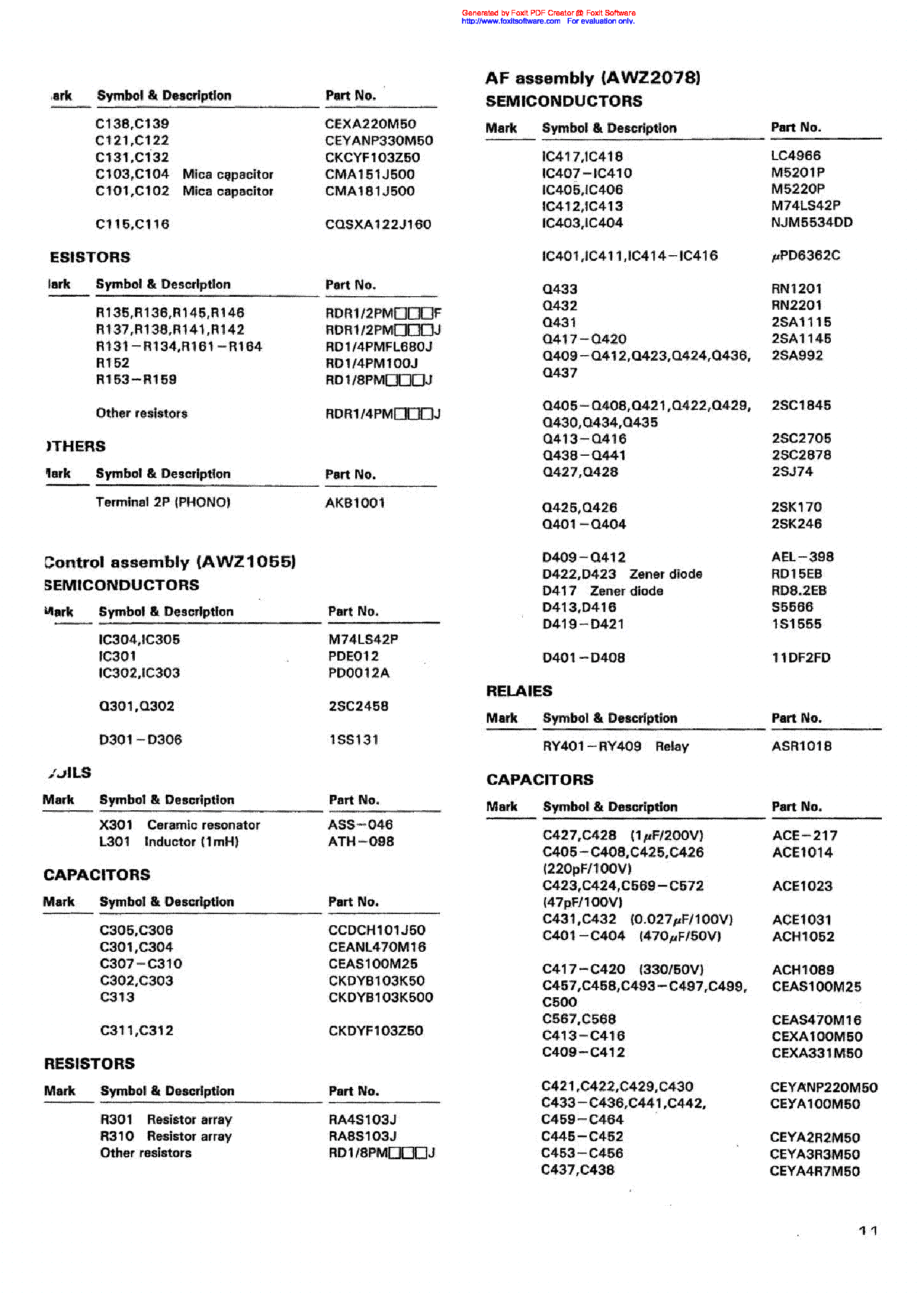 PIONEER C-91 SM service manual (2nd page)
