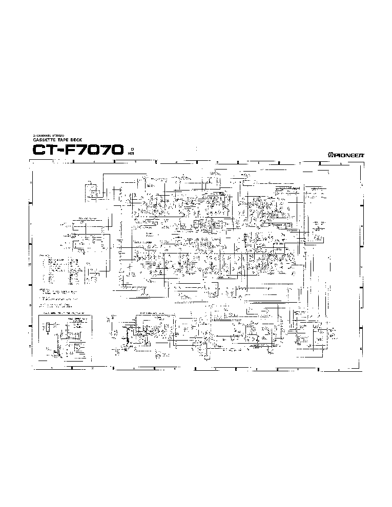 PIONEER CT-F7070 SCH service manual (1st page)