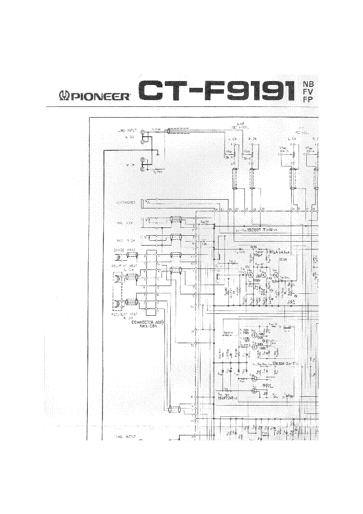 PIONEER CT-F9191 SCH 2 service manual (1st page)