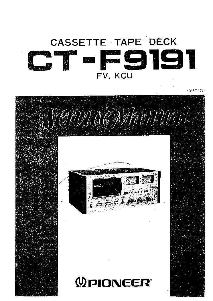 PIONEER CTF9191 SM service manual (1st page)