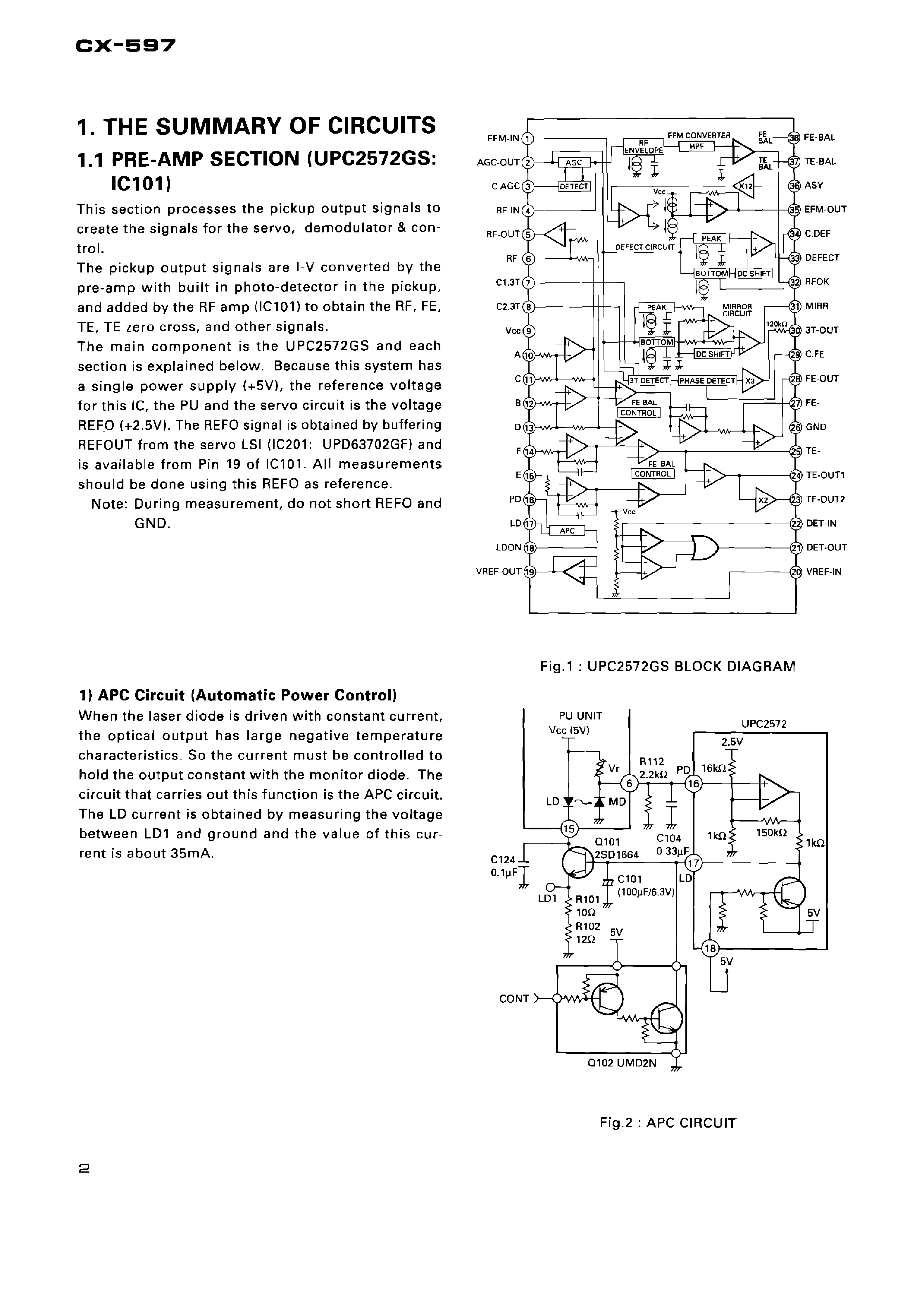PIONEER CX-597 service manual (2nd page)