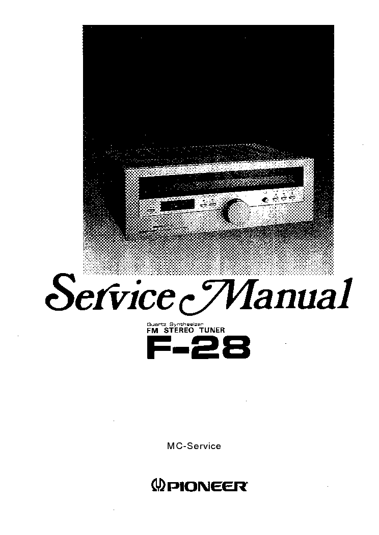 PIONEER F-28 SM service manual (1st page)