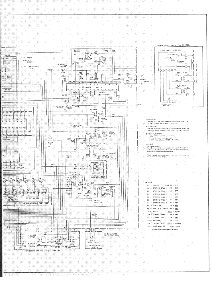 PIONEER F7 SCHEMATIC service manual (2nd page)