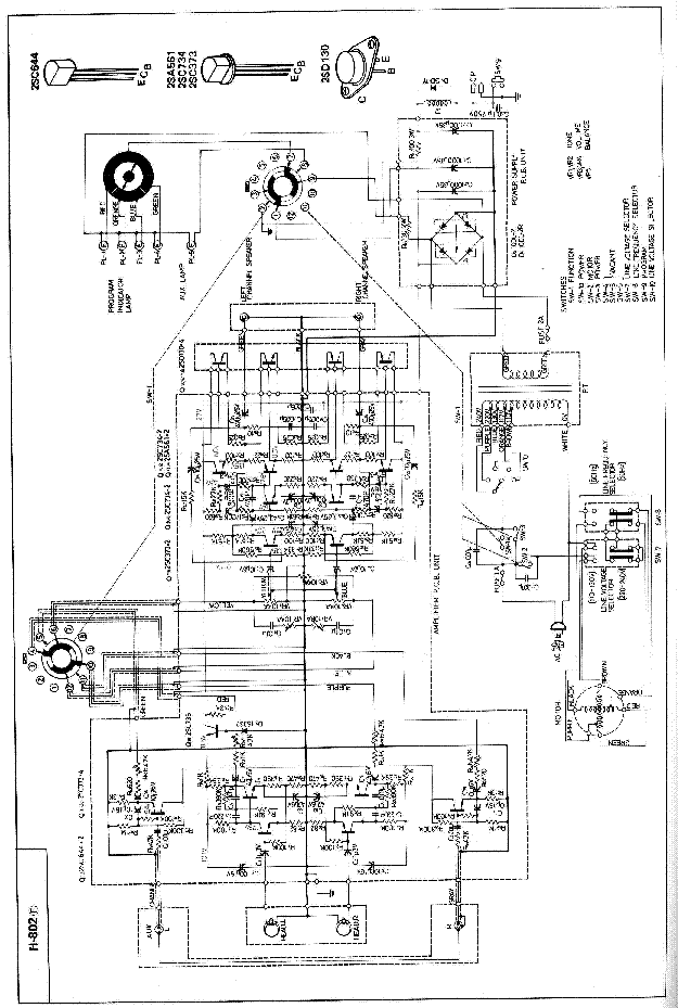 PIONEER H-802 SCH service manual (2nd page)