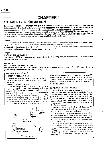 PIONEER M770 service manual (2nd page)