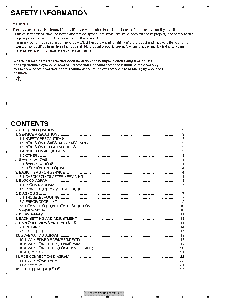 PIONEER MVH-290BT 291BT 29BT 295BT CRT5946 service manual (2nd page)