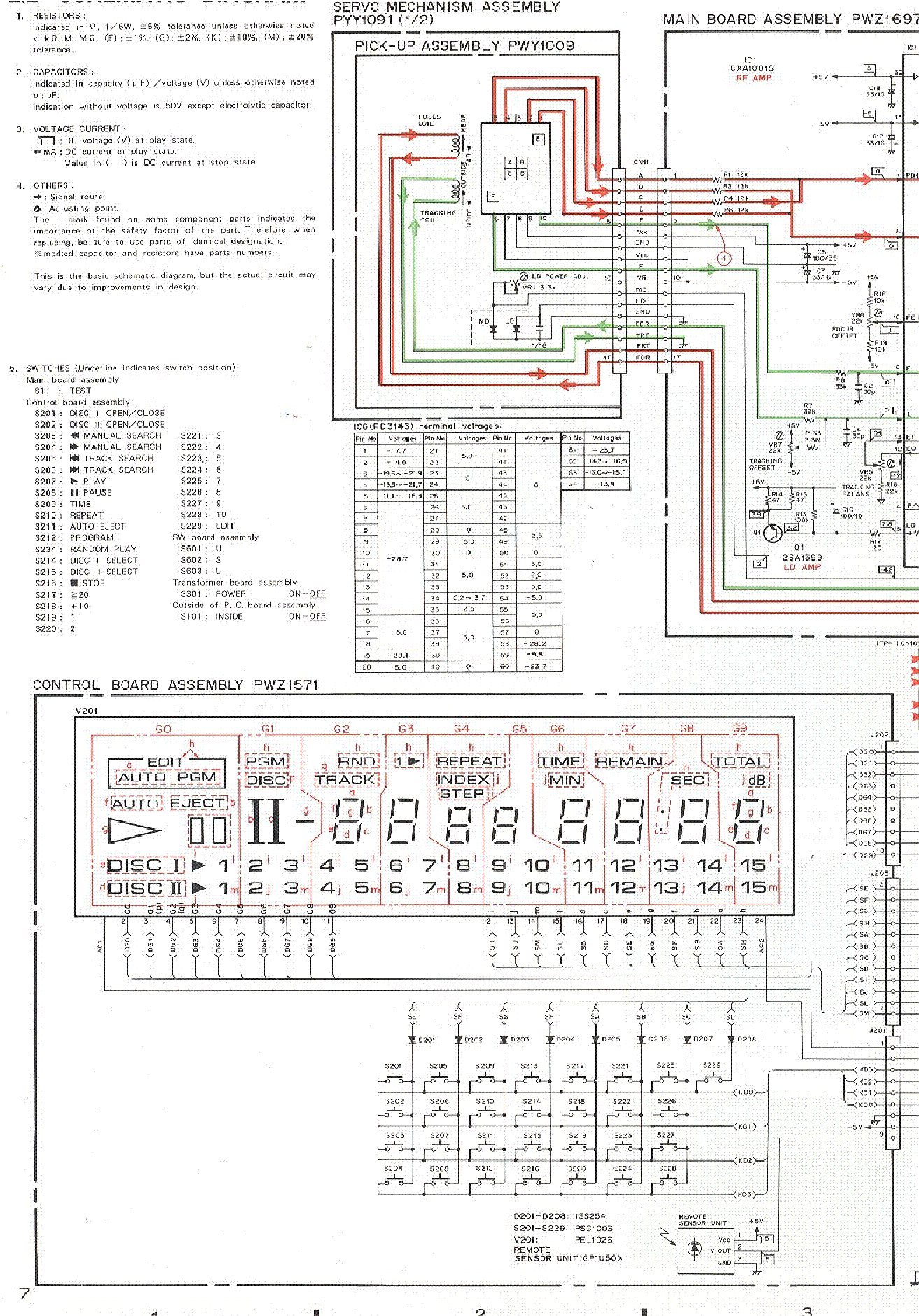 PIONEER PD-T503 SCHEMATIC service manual (2nd page)