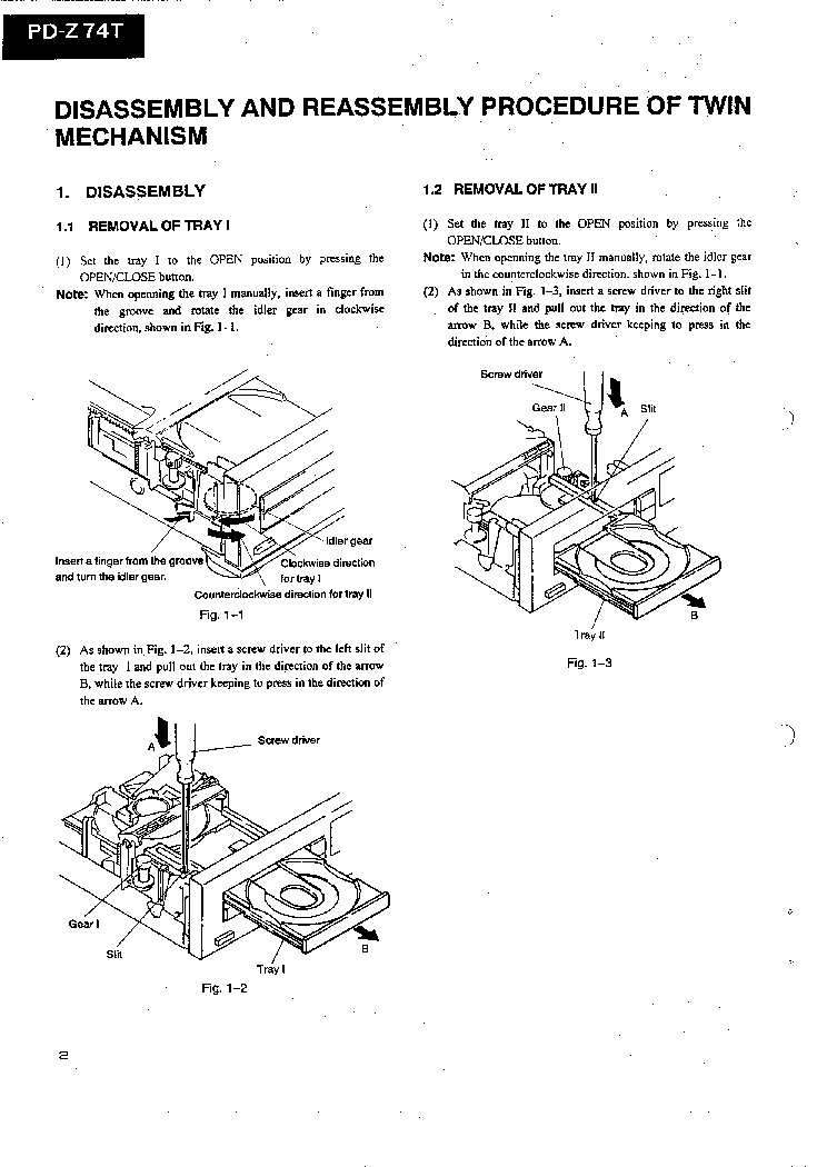 PIONEER PD-Z74T SM service manual (2nd page)