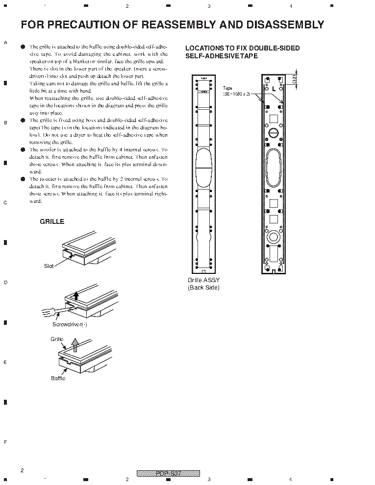 PIONEER PDP-S37 RRV3231 service manual (2nd page)
