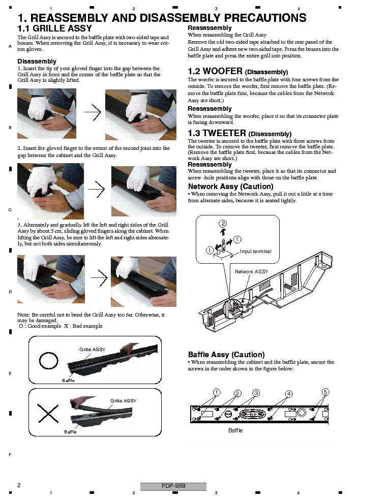 PIONEER PDP-S59 service manual (2nd page)