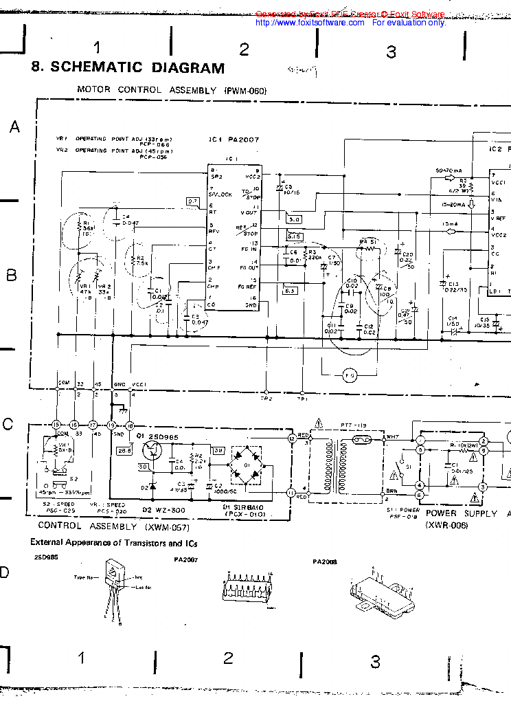 PIONEER PL-4 SCH service manual (1st page)