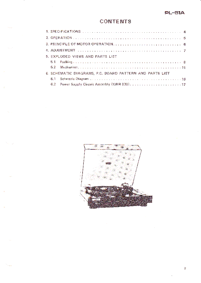 PIONEER PL-51A SM service manual (2nd page)