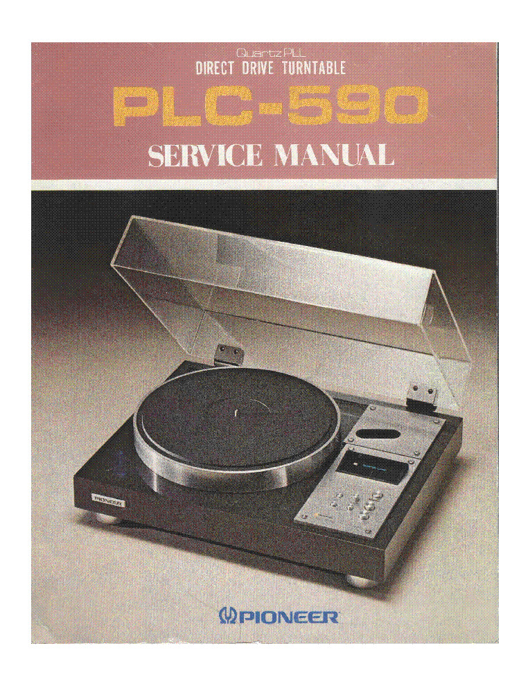 PIONEER PLC-590 SM service manual (1st page)