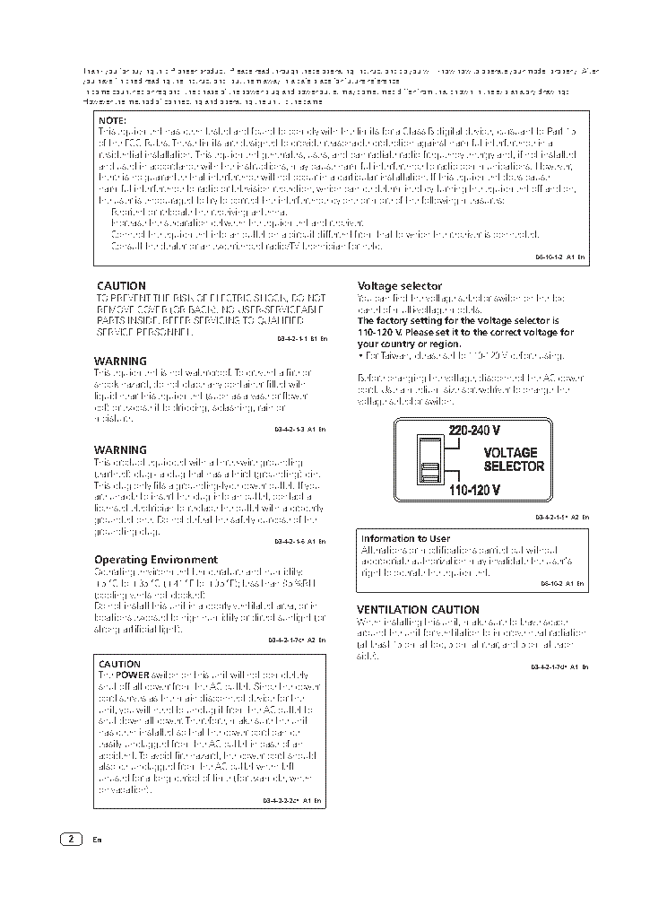 PIONEER PLX1000 TURNTABLE OP SM service manual (2nd page)