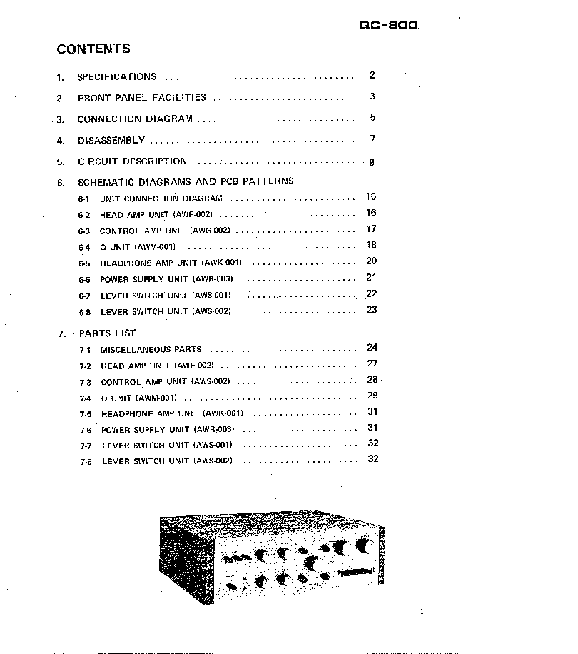 PIONEER QC-800-FVW SM service manual (2nd page)