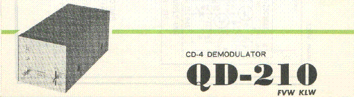 PIONEER QD-210 SM service manual (1st page)