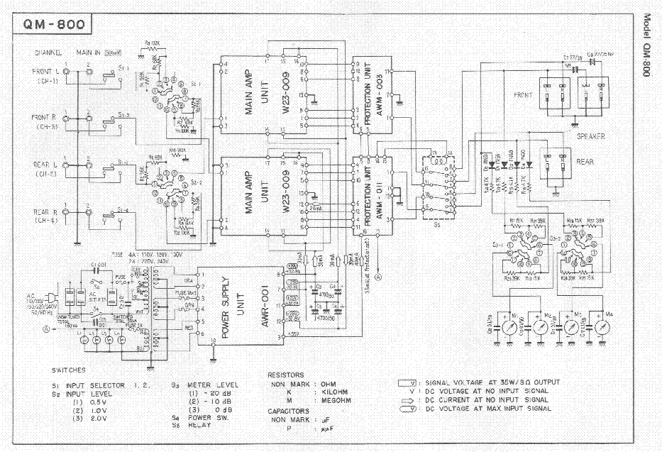 PIONEER QM-800 SCH service manual (2nd page)
