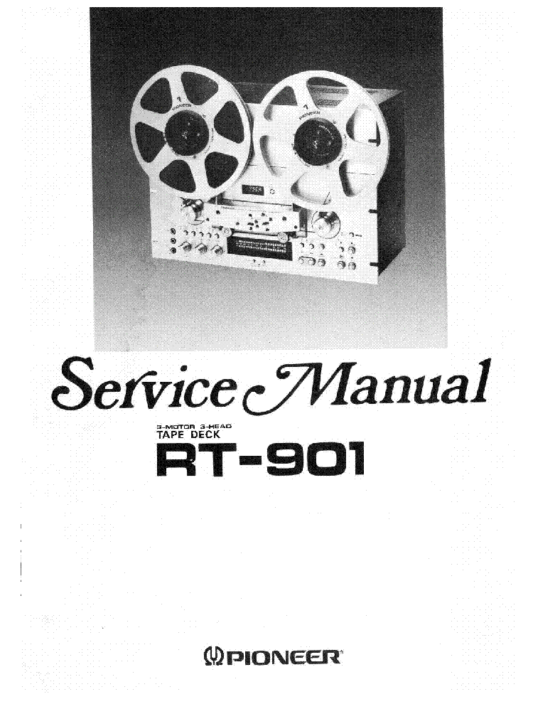 PIONEER RT-901 SM service manual (1st page)