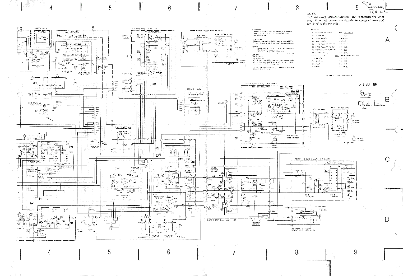 PIONEER RX-10L SCH service manual (2nd page)