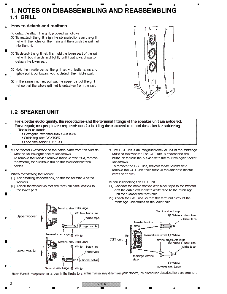 PIONEER S-3EX SM service manual (2nd page)