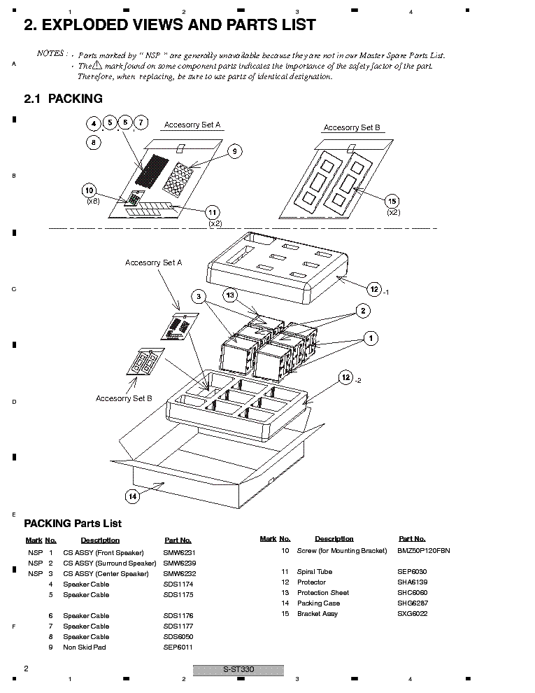 PIONEER S-ST330 SM service manual (2nd page)