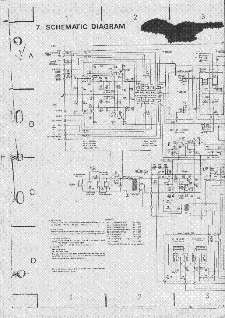 PIONEER SA-520 SCH service manual (1st page)