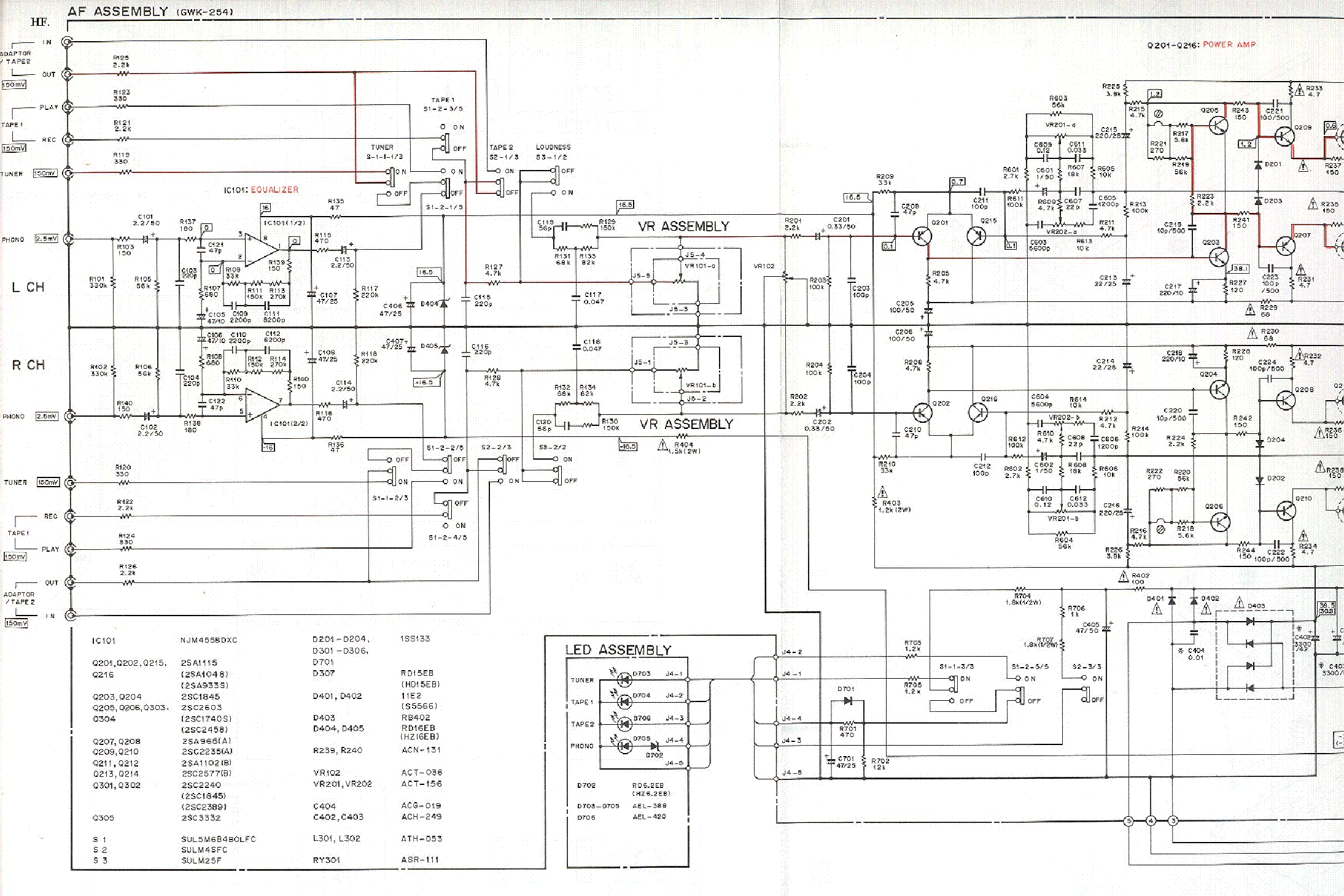 PIONEER SA-560 SCH service manual (2nd page)