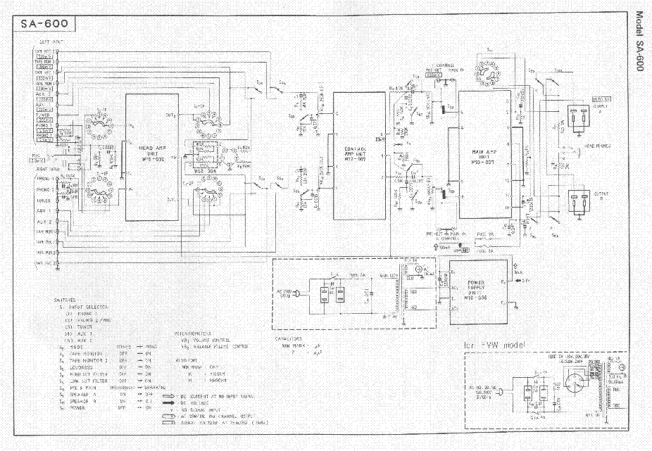 PIONEER SA-600 SCH service manual (2nd page)